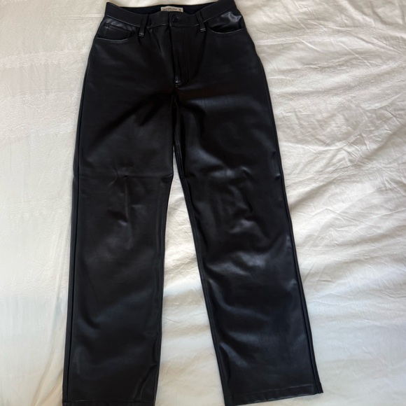 Abercrombie & Fitch Leather Pants - Picture 3 of 5